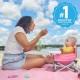 Bright Starts Pop N Sit Portable Booster Seat - Pink