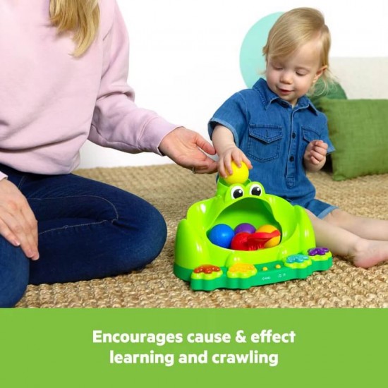 Bright Starts Poppin' Ball Frog Ball Play Toy