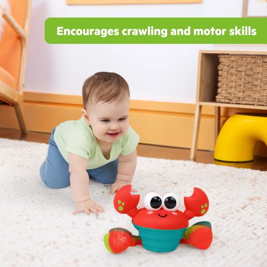 Bright Starts Rockin Crawling Crab - Red