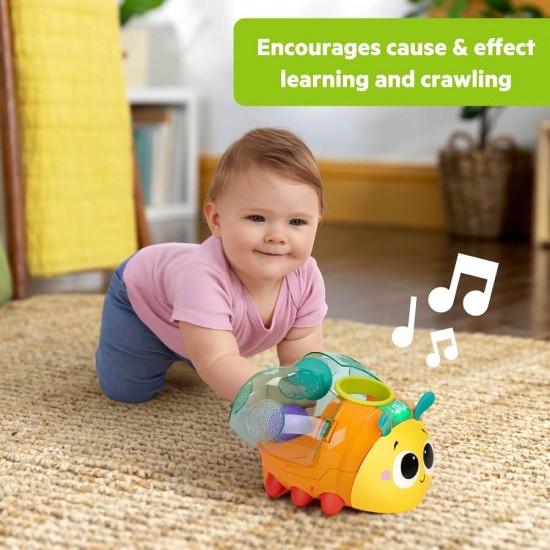 Bright Starts Spin n Chase Bug Ball Popper Toy