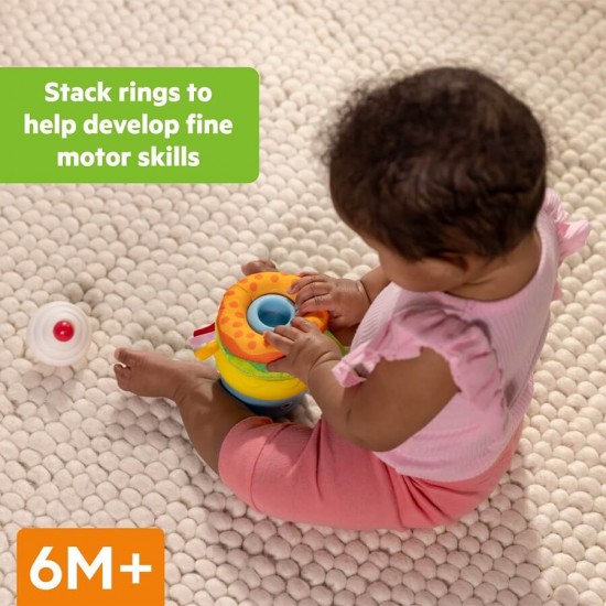 Bright Starts Treat Cupcake Donut Tower Stacking Toy