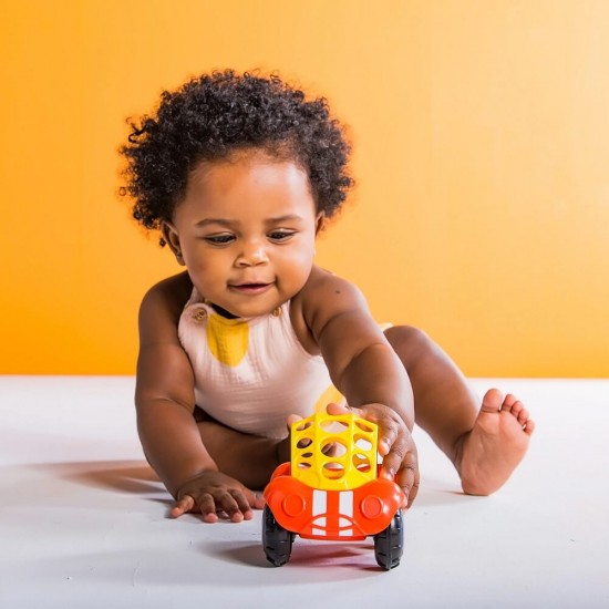 Bright Starts Oball Rattle and Roll - Red