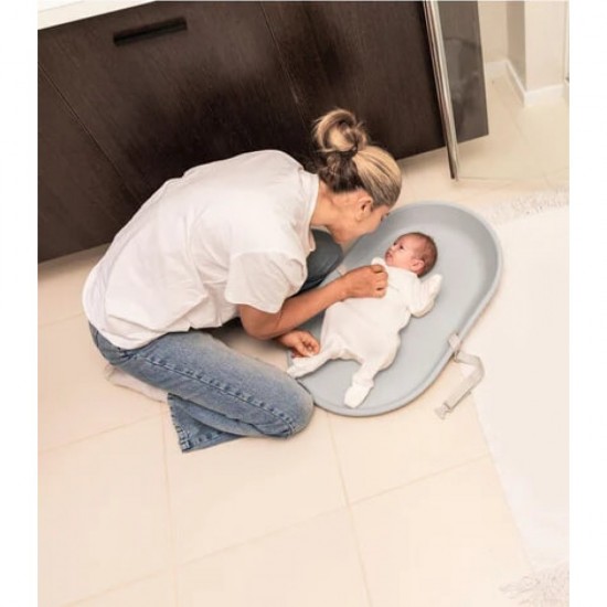 Bubble Cuddle Changing Mat - Grey