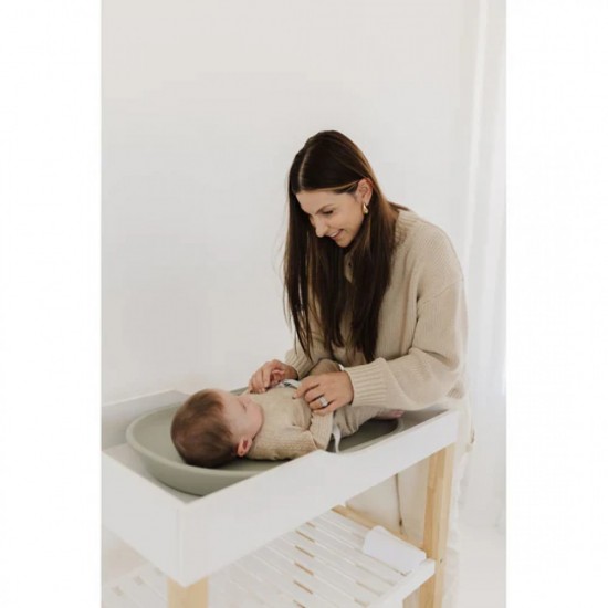 Bubble Cuddle Changing Mat - Sage