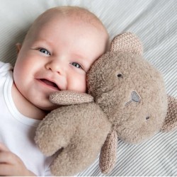 Bubble Knitted Plush Cluddly Toy - Bear