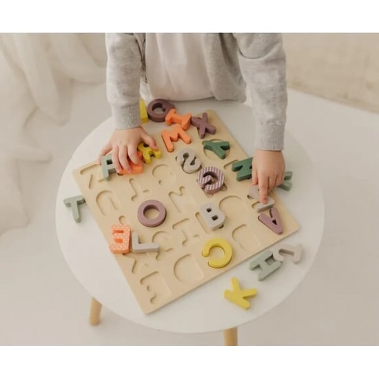 Bubble Wooden Alphabet Puzzle