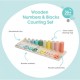 Bubble Wooden Numbers & Blocks Counting Set