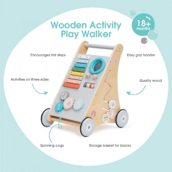 Bubble Wooden Activity Walker