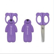 California Bear Detachable Baby Food Scissors – Lovely Bear (Purple)