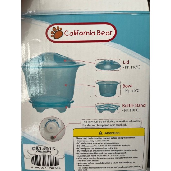 California Bear Electric Bottle and Food Warmer