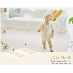 Caraz W4 Folder Mat - 200 X 140 X 4cm - Cozy Beige