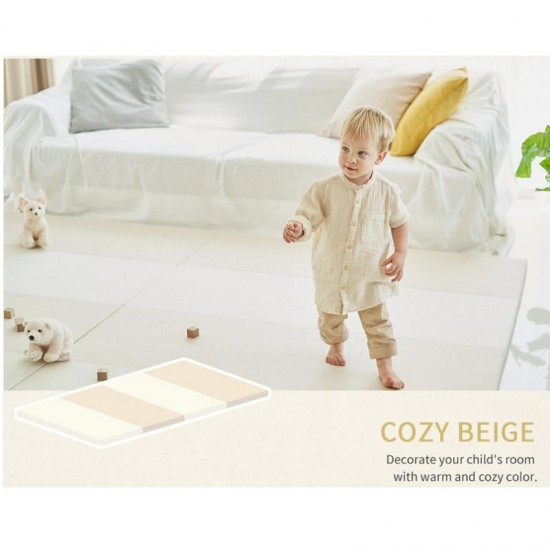 Caraz W4 Folder Mat - 200 X 140 X 4cm - Cozy Beige