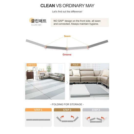 Caraz Signature Clean Folder Mat - 110 x 200 cm - Alternate