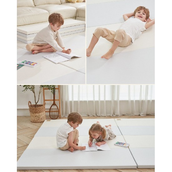 Caraz Q4 Folder Mat - 160x120cm, Fog Grey