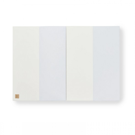 Caraz Q4 Folder Mat - 160x120cm, Fog Grey