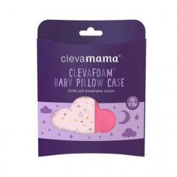 Clevamama ClevaFoam® Baby Replacement Pillow Case - Pink (3339)