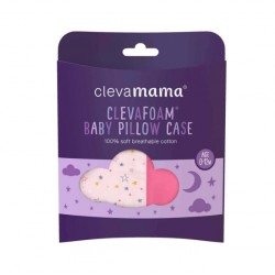 Clevamama ClevaFoam® Baby Replacement Pillow Case - Pink (3339)