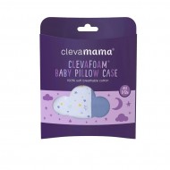 Clevamama ClevaFoam® Baby Replacement Pillow Case - Blue Star (3340)