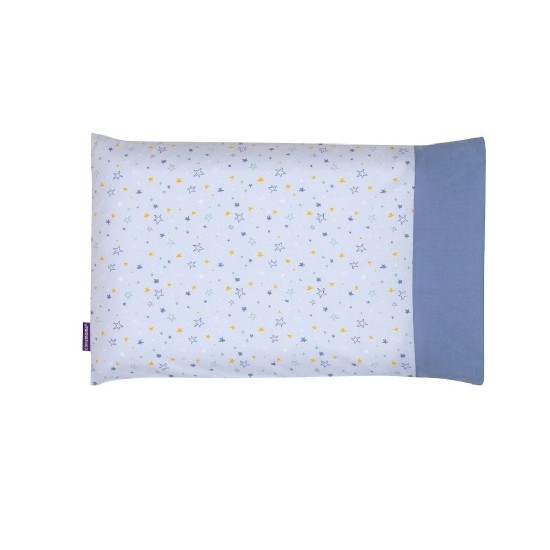 Clevamama ClevaFoam® Toddler Replacement Pillow Case -Blue Star (3343)