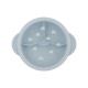 Combi Silicone Divided Suction Bowl with Lid -  Blue Elephant