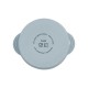 Combi Silicone Divided Suction Bowl with Lid -  Blue Elephant