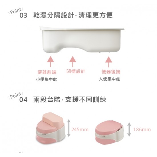 Combi Step & Potty - Grey