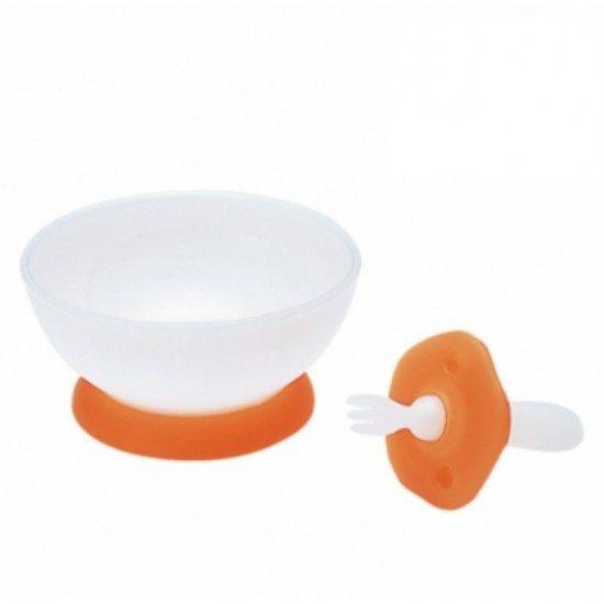 Combi baby 1st bowl and fork set