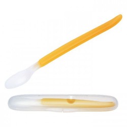 Combi Feeding Spoon with Box - Orange