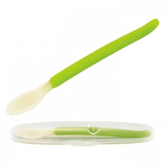 Combi Feeding Spoon with Box - Green