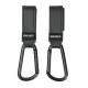Dooky Buggy Hook Small 2pcs Black