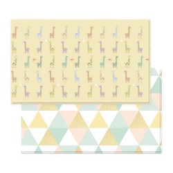 Dwinguler Playmat (Small Size) - Giraffe in Love (12mm) - 100 x 140 cm