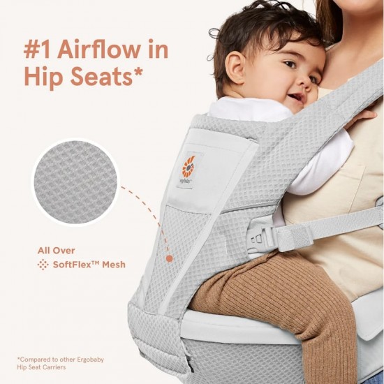 Ergobaby Alta Hipseat baby carrier - Pink Quartz