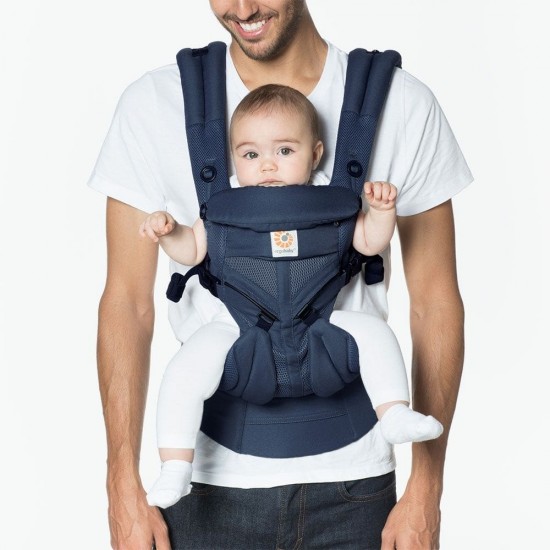 Ergobaby Omni 360 Cool Air Mesh Baby Carrier - Midnight Blue