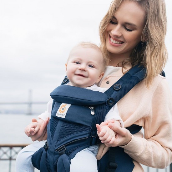 Ergobaby Omni 360 Cool Air Mesh Baby Carrier - Midnight Blue