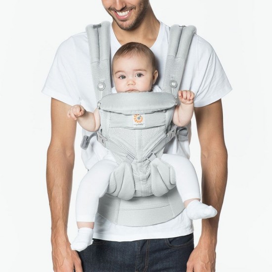 Ergobaby Omni 360 Cool Air Mesh Baby Carrier - Pearl Grey