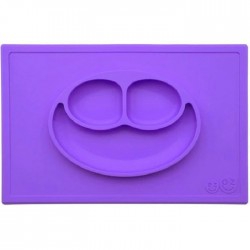 ezpz HAPPY MAT Plate & Placemat - Purple