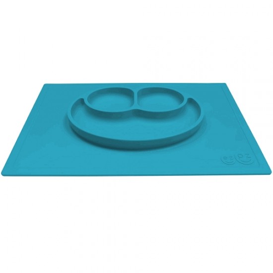 ezpz HAPPY MAT Plate & Placemat - Blue