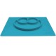 ezpz HAPPY MAT Plate & Placemat - Blue