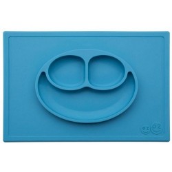 ezpz HAPPY MAT Plate & Placemat - Blue