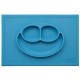 ezpz HAPPY MAT Plate & Placemat - Blue