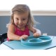 ezpz HAPPY MAT Plate & Placemat - Blue