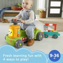 Fisher Price Laugh & Learn 4-In-1 Farm To Market Tractor (HLM42)