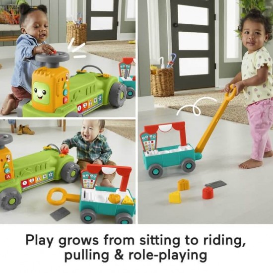 Fisher Price Laugh & Learn 4-In-1 Farm To Market Tractor (HLM42)