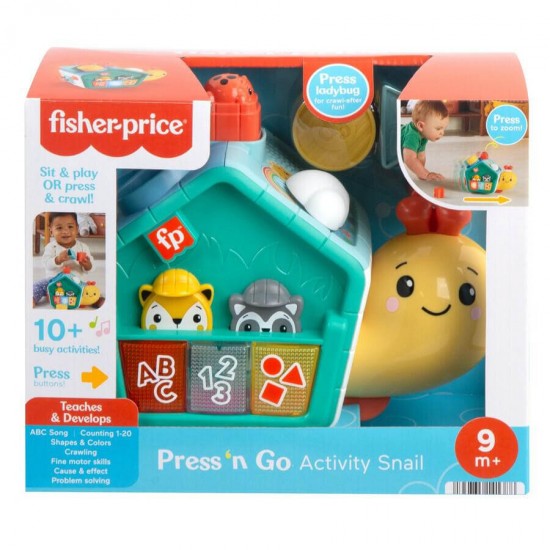 Fisher Price Press'n Go Activity Snail (HNH87)