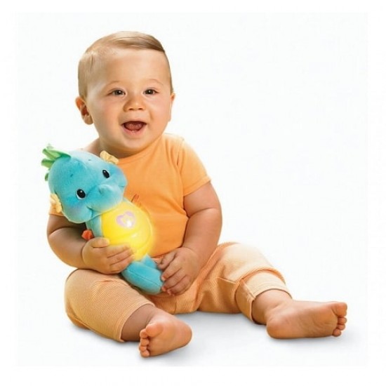 Fisher Price Soothe & Glow Seahorse - Blue