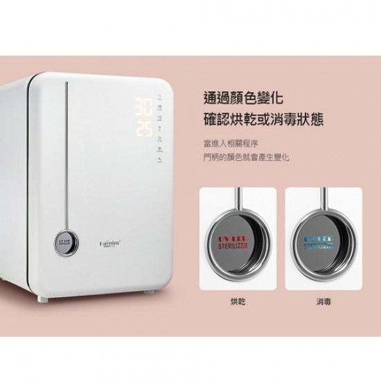 Haenim UV LED Sterilizer (New Classic) - Grey / Rose Gold