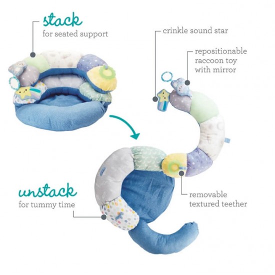 Infantino 2-in-1 Tummy Time & Seated Support