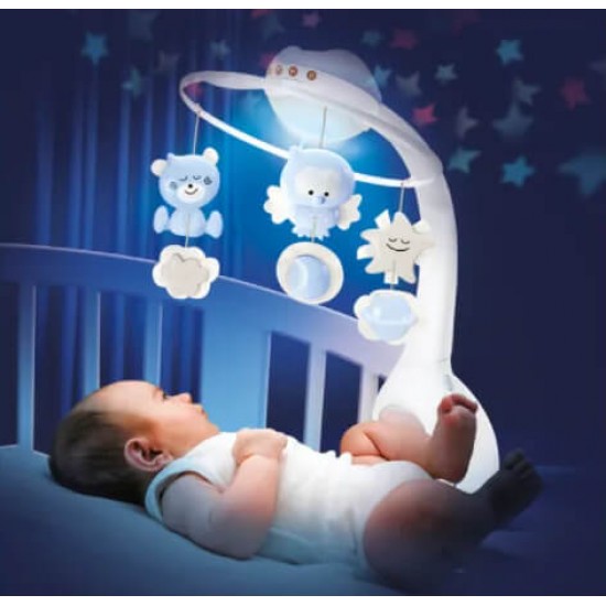 Infantino 3-In-1 Projector Musical Mobile - Blue
