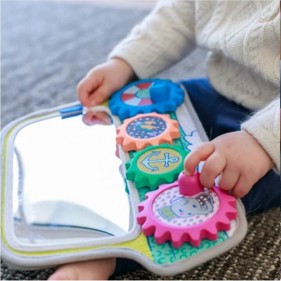 Infantino Busy Board Mirror & Sensory Discovery Toy
