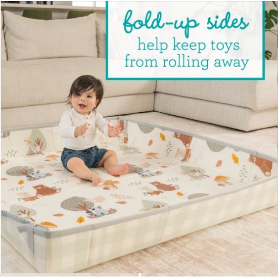 Infantino Foldable Soft Foam Mat - Woodland